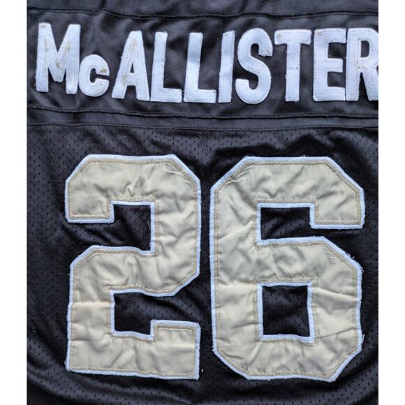 Deuce McALLISTER New Orleans Saints 2000s REEBOK On Field jersey 60 3x NFL vtg - Picture 3 of 13